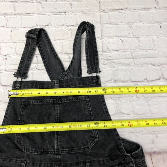 Free People Charcoal Denim Romper - Picture 4 of 16